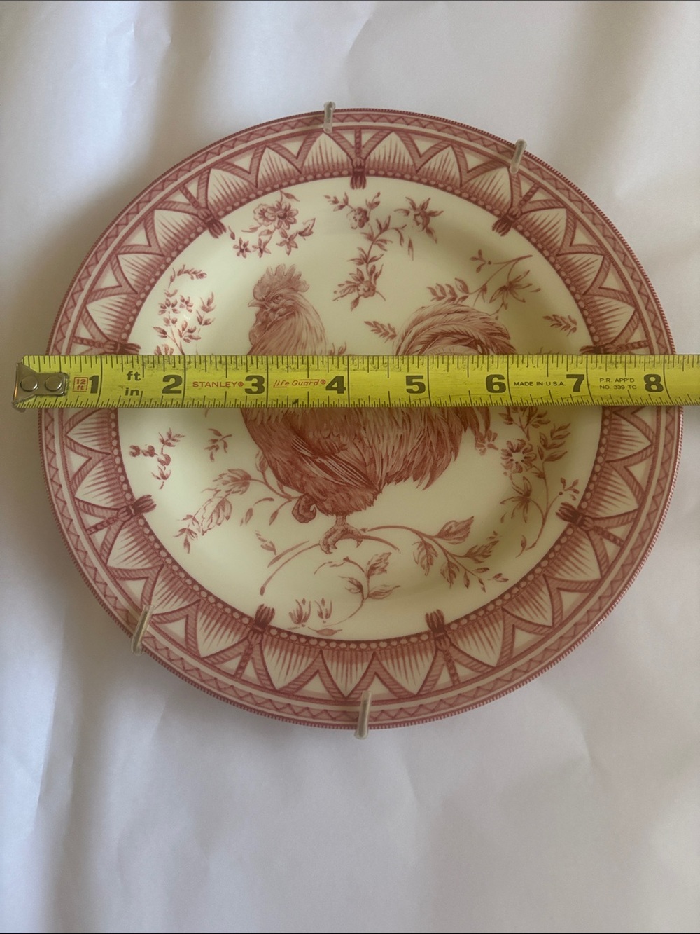 Rooster Plate Queen’s Pattern - Picture 3 of 5